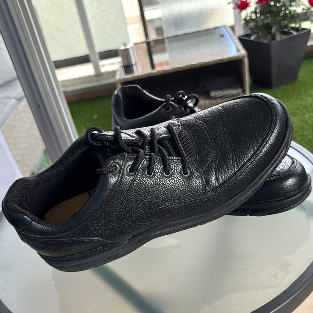 Black Leather Men's Shoes